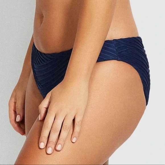 NWT Seafolly X Revolve Freshwater Hipster in Blue Opal - Picture 2 of 13